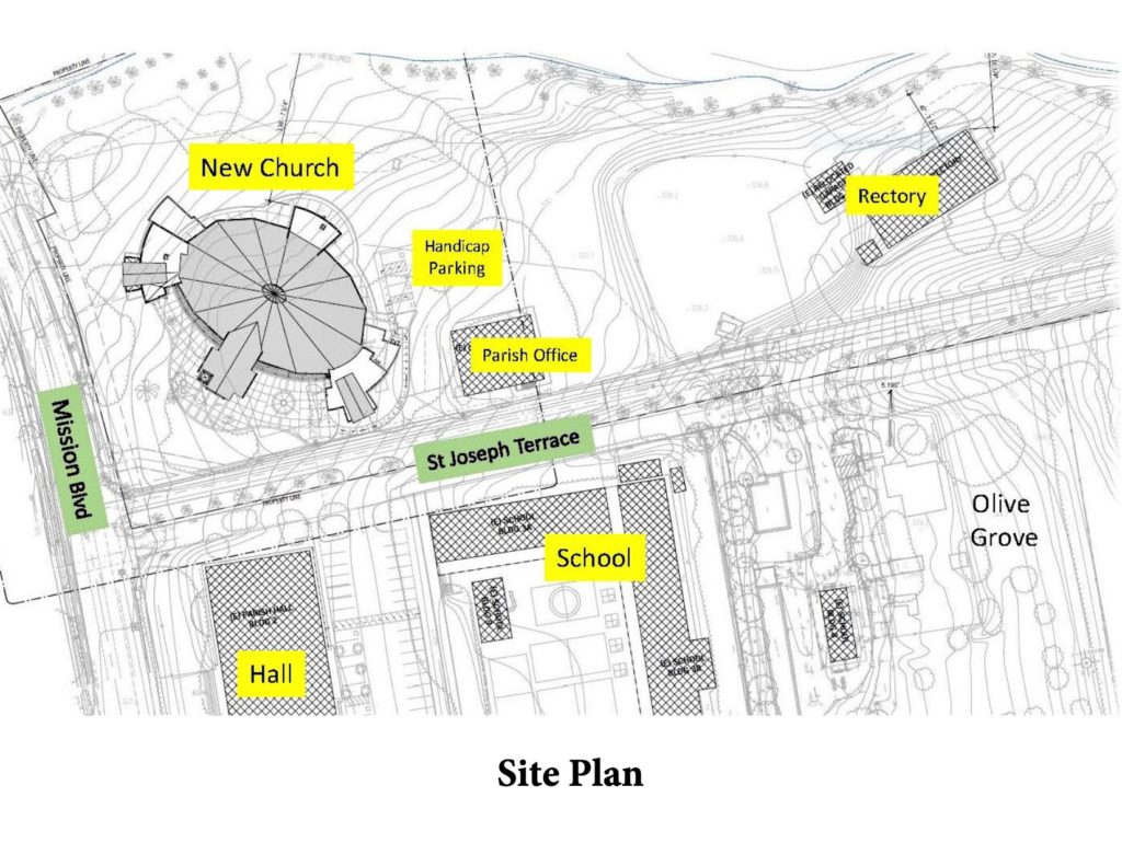 New church area map