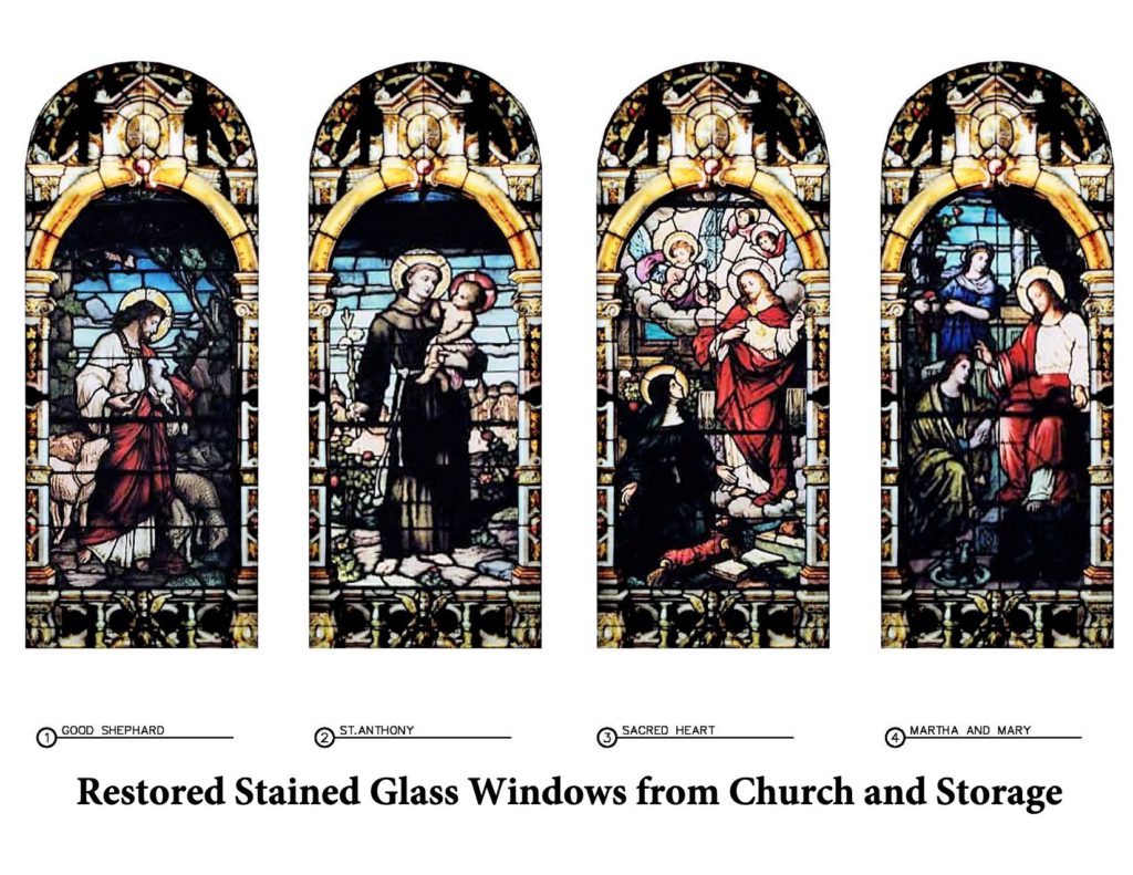 Stain glass moving from old to new church