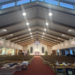 New ceiling lighting for church