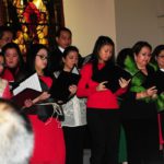 Singers at concert