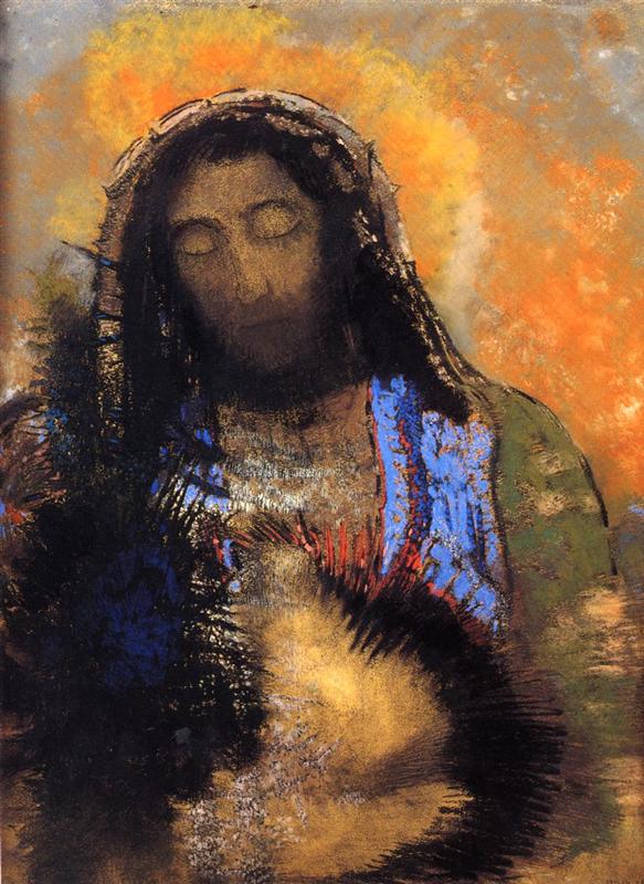 Sacred Heart By Odilon Redon in 1910
