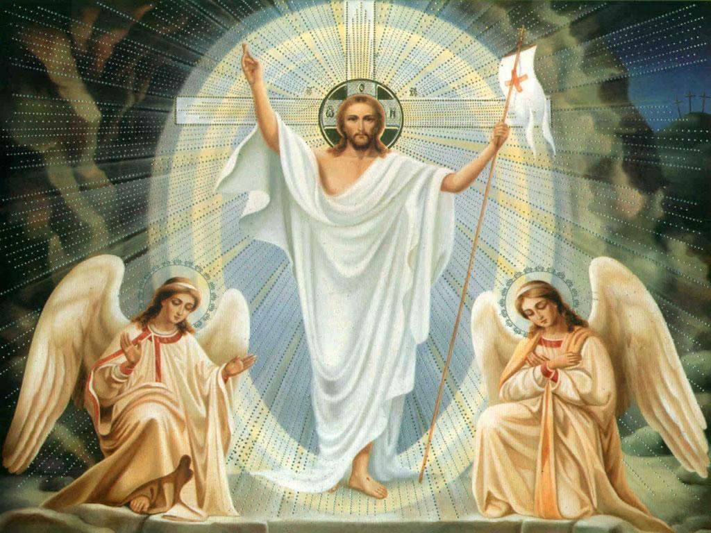 Risen Christ with angels