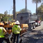 Paving and speed bump repair