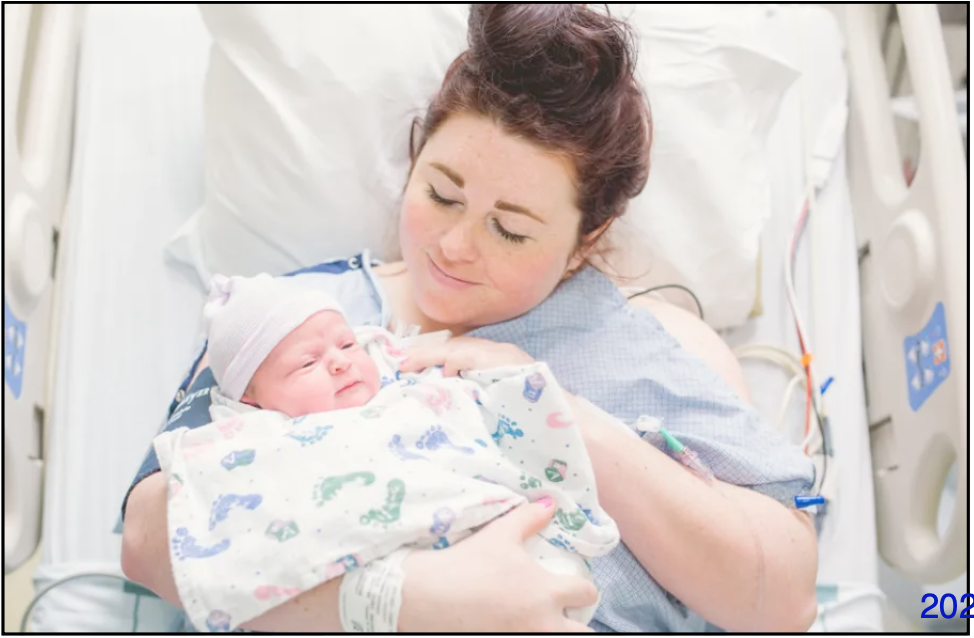 Mother with Infant baby shower