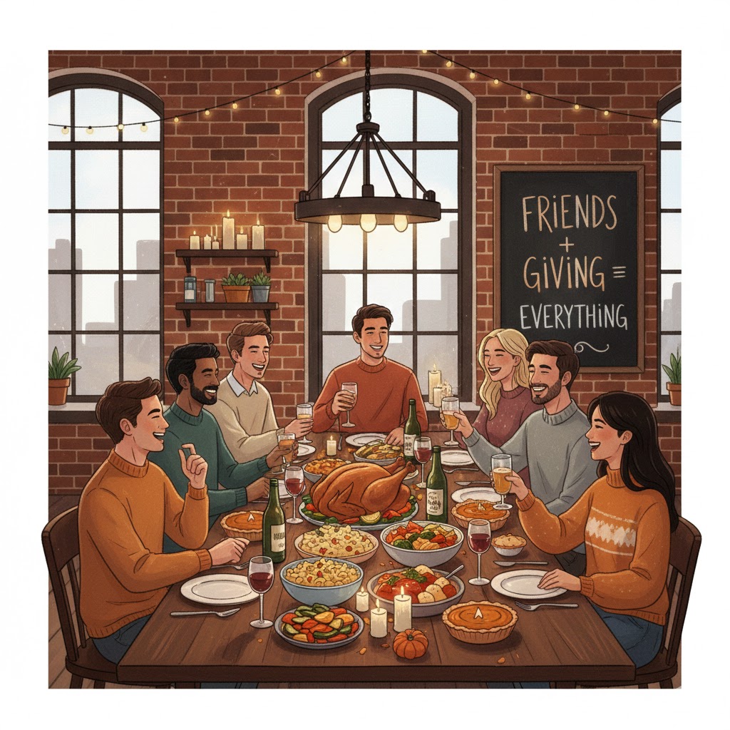 Young Adults Friendsgiving