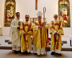 Fr Anthony with Bishop Fr Anthony with Bishop