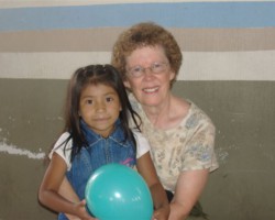 St-Joseph-Church-Sister-Parish-Kay-Tierney-and-child